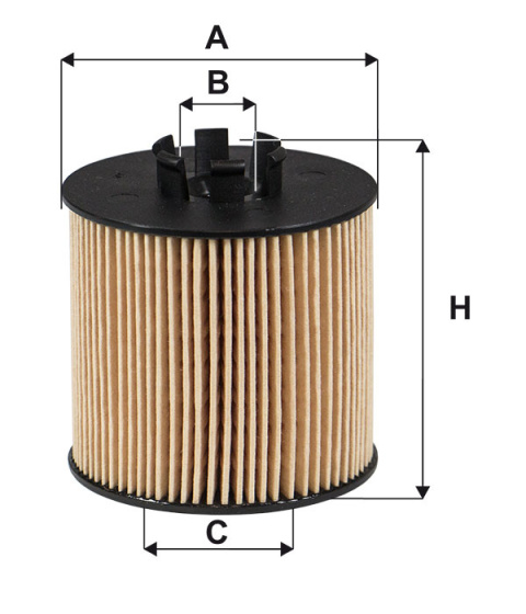 FILTR OLEJU AUDI A3 1,6FSI, OE 650/2