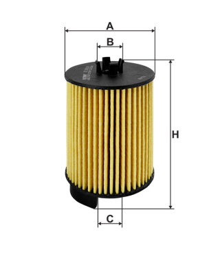 FILTR OLEJU AUDI, OE 688/8