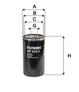 FILTR OLEJU AUDI, OP 525/1