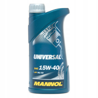 OLEJ SILNIKOWY 15W40 MANNOL UNIVERSAL 1L