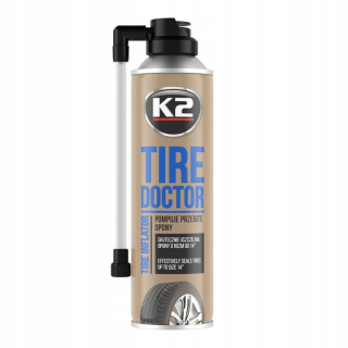 USZCZELNIACZ DO OPON - KOŁO ZAPASOWE W SPRAYU K2 TIRE DOCTOR 400ML