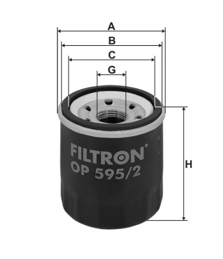 FILTR OLEJU HYUNDAI I20, I20 II KIA PICANTO II, OP 595/2