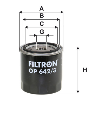 FILTR OLEJU NISSAN, OP 642/3, OP642/3