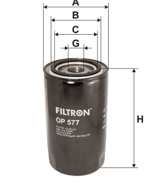 FILTR OLEJU, OP 577, OP577