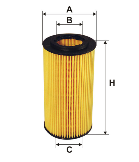 FILTR OLEJU VOLVO S60/S80 /V70 2.4D5 01-, OE 662/1