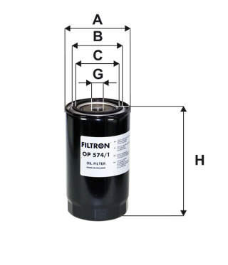 FILTR OLEJU VW LT 28-35 2.7D 75-80, OP 574/1